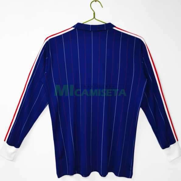 Camiseta Francia Primera Equipación Retro 1980/82 ML Azul
