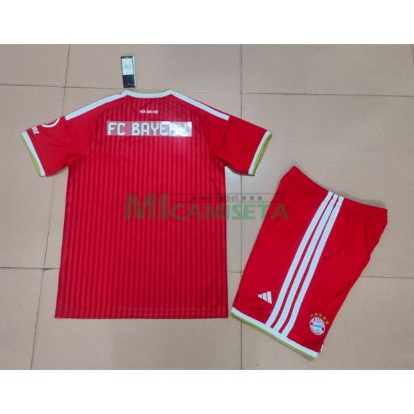 Camiseta Bayern Múnich Primera Equipación 2026/2027 Rojo Niño Kit