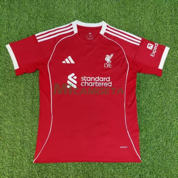 Camiseta Liverpool Primera Equipación 2025/2026 Rojo