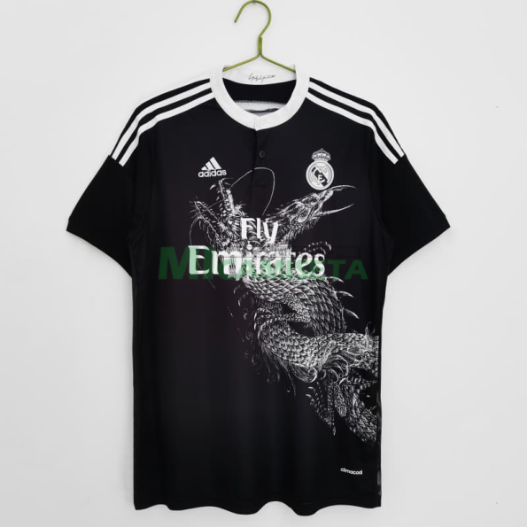 Camiseta Real Madrid Tercera Equipación Retro 2014/2015 Negro