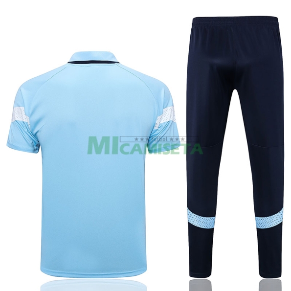 Polo Manchester City 2022/2023 Kit Azul Claro