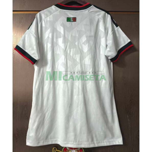 Camiseta México Segunda Equipación Mundial 2026 Blanco Mujer