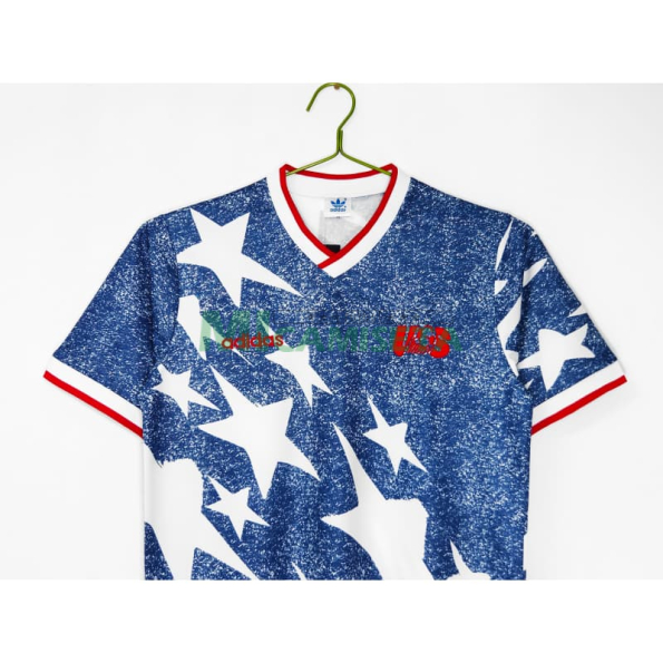 Camiseta EE.UU. Segunda Equipación Retro 1994 Azul/Blanco