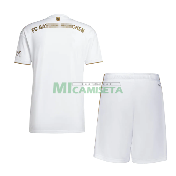 Camiseta Bayern Múnich Segunda Equipación 2022/2023 Niño Kit