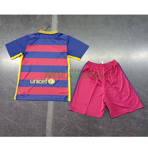 Camiseta Barcelona Primera Equipación Retro 15/16 Niño Kit