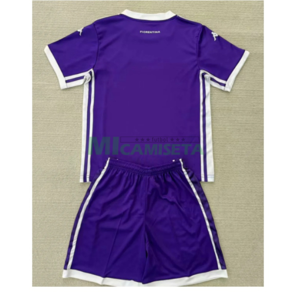 Camiseta Fiorentina Primera Equipación 2025/2026 Morado Niño Kit