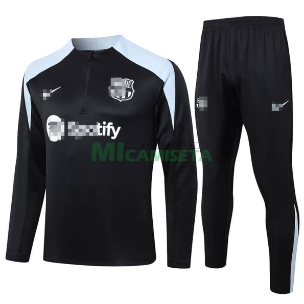 Sudadera De Entrenamiento Barcelona 2024/2025 Kit Negro/Gris