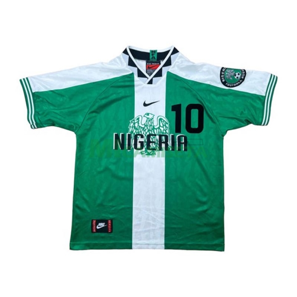 Camiseta OKOCHA 10 Nigeria Primera Equipación Retro 1996