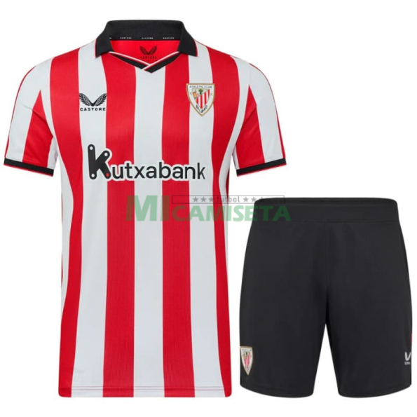Camiseta  Athletic de Bilbao Primera Equipación 2026/2027 Rojo/Blanco Niño Kit