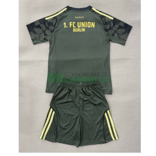 Camiseta Union Berlin Segunda Equipación 2025/2026 Negro Niño Kit