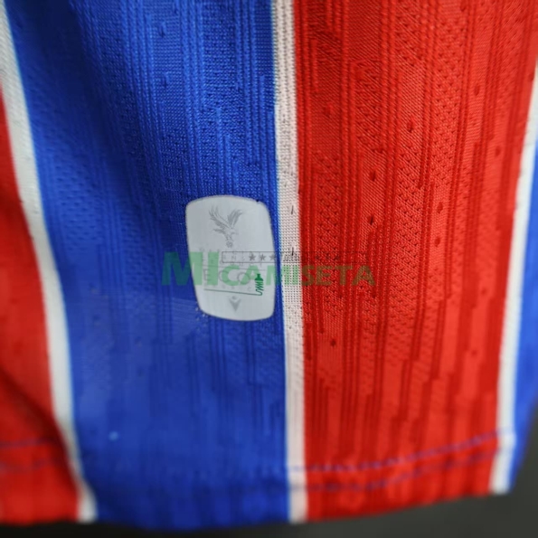 Camiseta Crystal Palace FC Primera Equipación 2025/2026 Rojo/Azul (EDICIÓN JUGADOR)