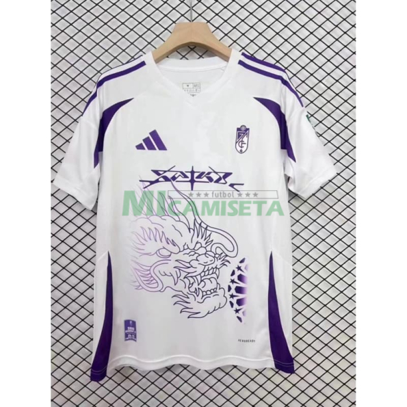 Camiseta Granada Cuarta Equipación 2024/2025 Blanco/Morado