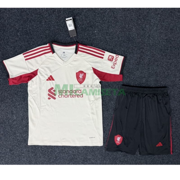 Camiseta Liverpool Segunda Equipación 2025/2026 Blanco