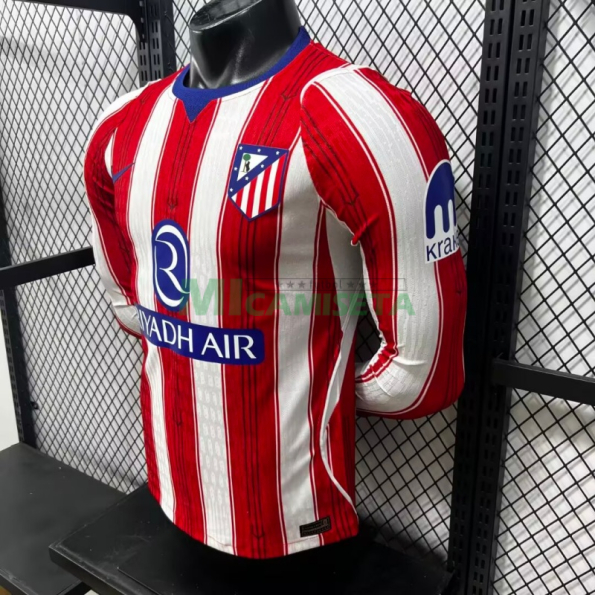 Camiseta Atlético de Madrid Primera Equipación 2026/2027 ML Rojo/Blanco (EDICIÓN JUGADOR)