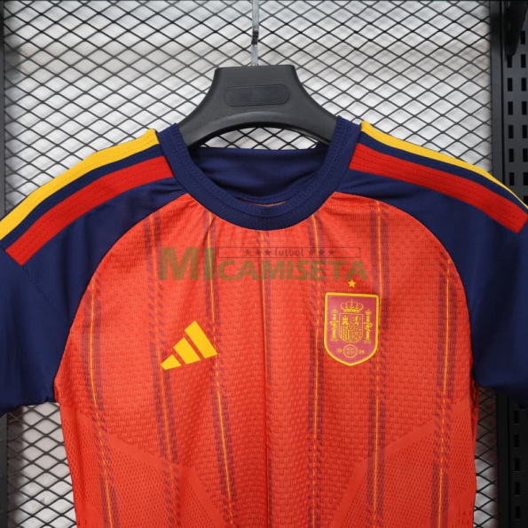 Camiseta España Primera Equipación Mundial 2026 Rojo Mujer (EDICIÓN JUGADOR)