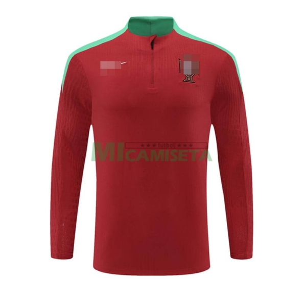 Sudadera de Entrenamiento Portugal 2024 Rojo/Verde