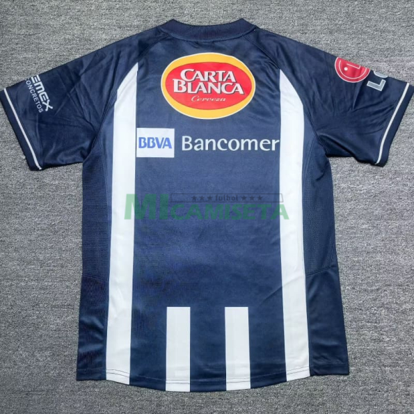 Camiseta Monterrey Primera Equipación Retro 2008 Azul Marino/Blanco