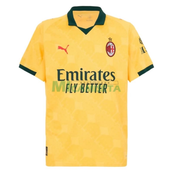 Camiseta AC Milan 2025/2026 Tercera Equipación Amarillo