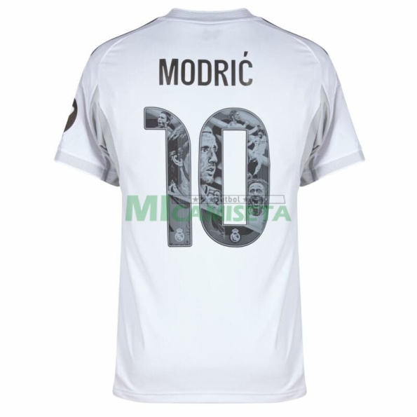 Camiseta MODRIĆ 10 Real Madrid Primera Equipación 2025/2026 Blanco (EDICIÓN JUGADOR)