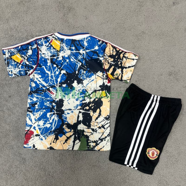 Camiseta Manchester United x Stone Roses 2025/26 Edición Especial Multicolor Niño Kit