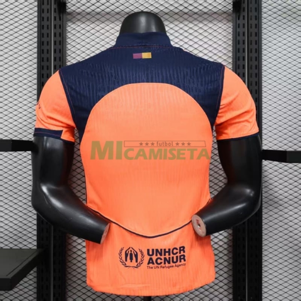 Camiseta Barcelona Tercera Equipación 2025/2026 Naranja (EDICIÓN JUGADOR)