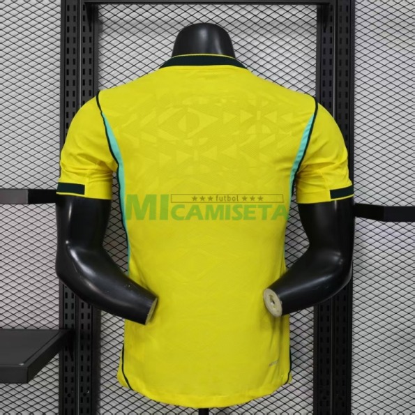 Camiseta Brasil Primera Equipación Mundial 2026 Amarillo (EDICIÓN JUGADOR)
