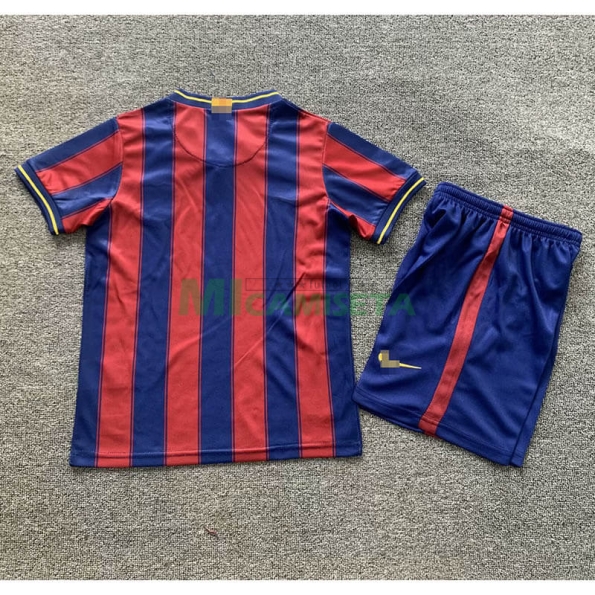Camiseta Barcelona Primera Equipación Retro 2009/10 Niño Kit