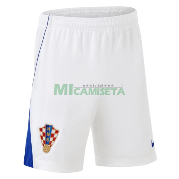 Pantalón Corto Croacia Primera Equipación Mundial 2026 Blanco