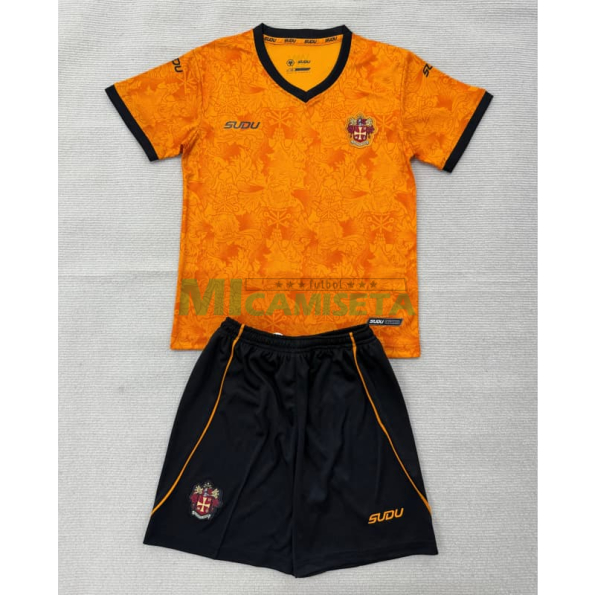 Camiseta Wolverhampton Wanderers Primera Equipación 2026/2027 Amarillo Niño Kit
