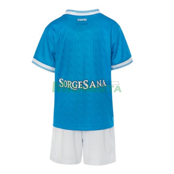 Camiseta Napoli Primera Equipación 2025/2026 Azul Niño Kit