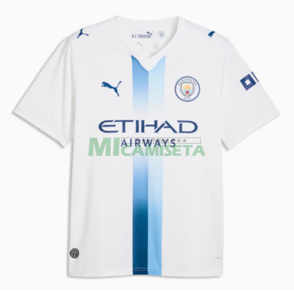 Camiseta Manchester City Tercera Equipación 2026/2027 Blanco