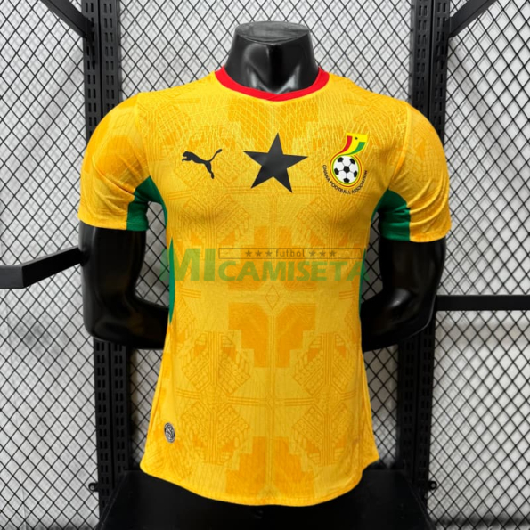 Camiseta Ghana Segunda Equipación Mundial 2026 Amarillo (EDICIÓN JUGADOR)