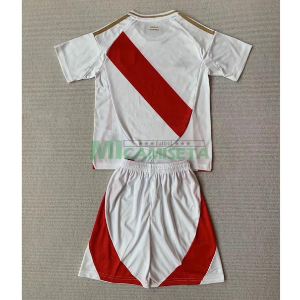 Camiseta Perú Primera Equipación 2024 Niño Kit