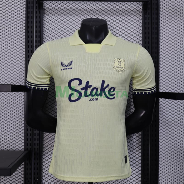 Camiseta Everton FC Segunda Equipación 2025/2026 Beige (EDICIÓN JUGADOR)