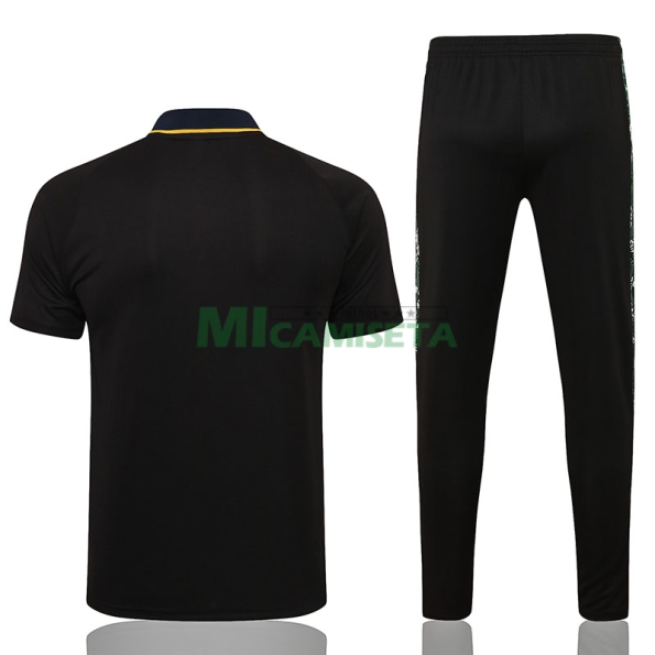 Polo Manchester City 2021/2022 Kit Verde/Negro