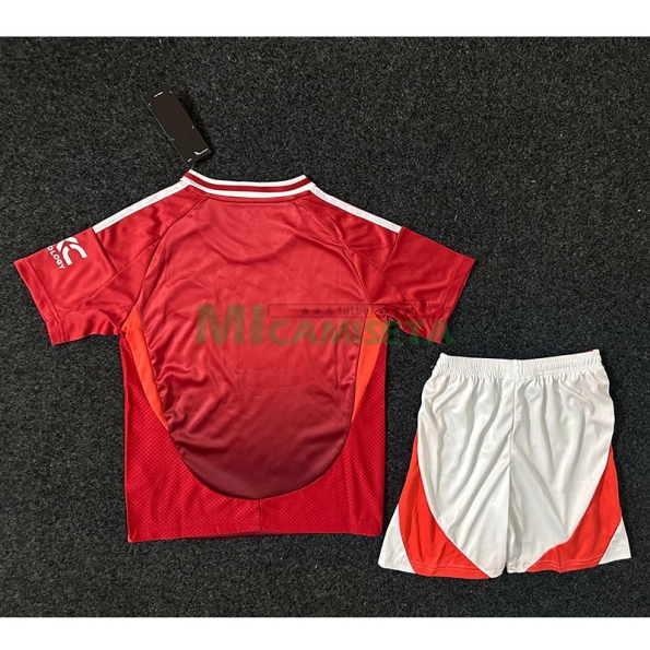 Camiseta Manchester United Primera Equipación 2024/2025 Niño Kit