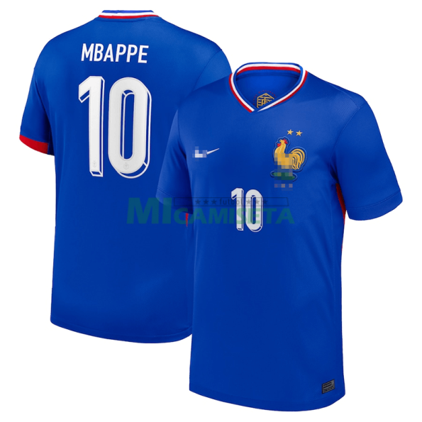 Camiseta MBAPPE 10 Francia Primera Equipación 2024