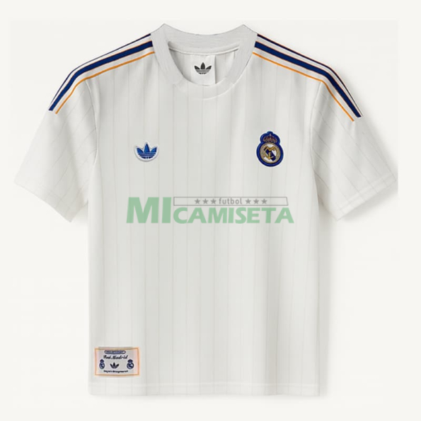 Camiseta Real Madrid Terrace Icons Retro 2025/26 Blanco