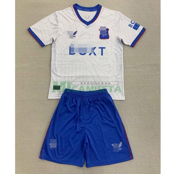 Camiseta Rangers FC Segunda Equipación 2024/2025 Niño Kit