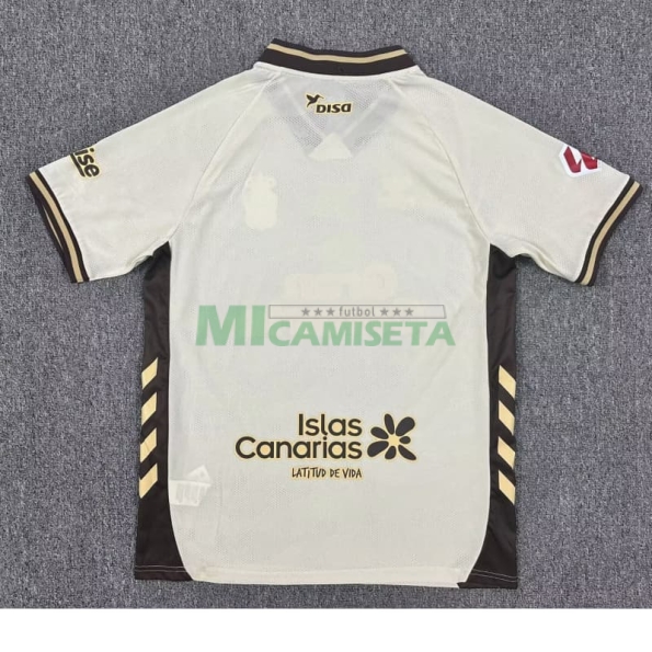 Camiseta Las Palmas Tercera Equipación 2025/2026 Beige con Parche La Liga