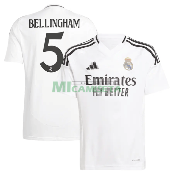 Camiseta Bellingham 5 Real Madrid Primera Equipación 2024/2025