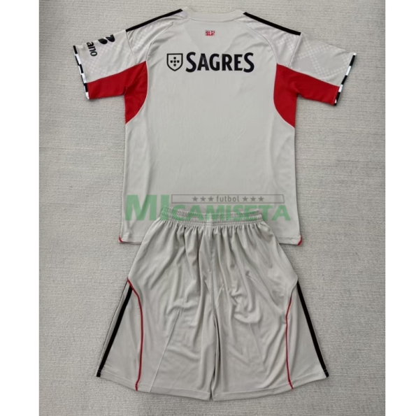 Camiseta Benfica Segunda Equipación 2025/2026 Gris