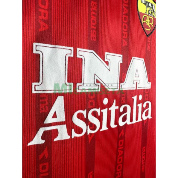 Camiseta AS Roma Primera Equipación Retro 1999/00 ML Rojo