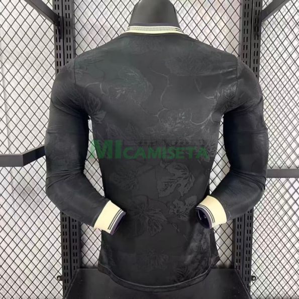 Camiseta Juventus Tercera Equipación 2025/2026 ML Negro (EDICIÓN JUGADOR)