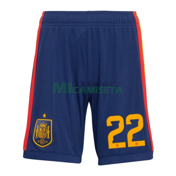Camiseta Cubarsí 22 España 2026 Primera Equipación Mundial ML Rojo/Azul
