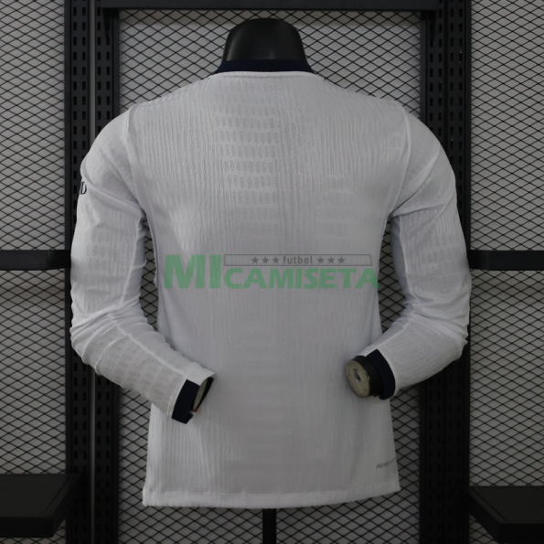 Camiseta PSG Segunda Equipación 2026/2027 ML Blanco con Dos Estrellas (EDICIÓN JUGADOR)