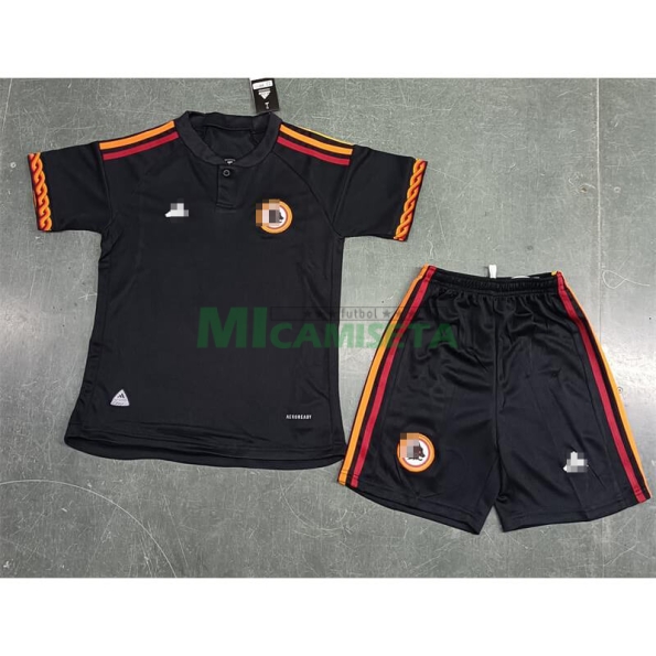 Camiseta AS Roma Tercera Equipación 2023/2024 Niño Kit