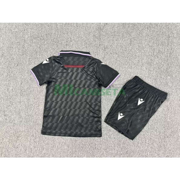 Camiseta UD Almería Tercera Equipación 2025/2026  Negro Niño Kit