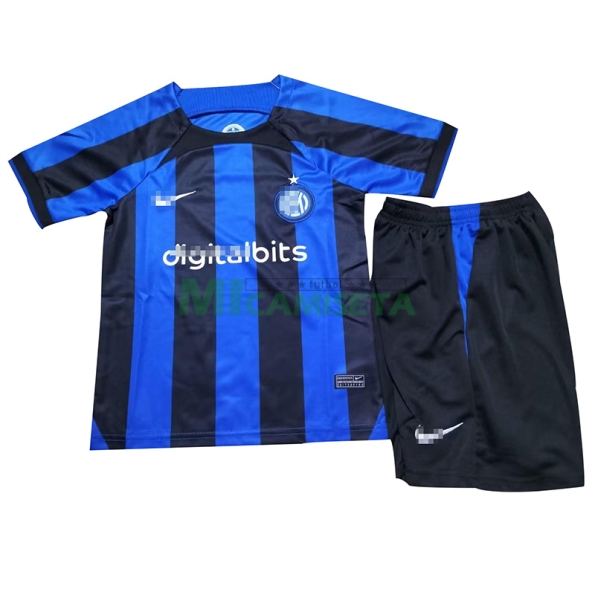 Camiseta Inter de Milan Primera Equipación 2022/2023 Niño Kit
