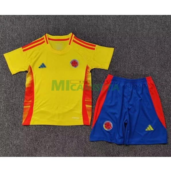 Camiseta Colombia Primera Equipación 2024 Niño Kit